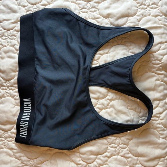 Victoria Sport Charcoal Sports Bra - Picture 1 of 3